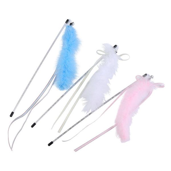 cat toys 1 pcs pet toy wand faux feather interactive kitten teaser with bells kitty training plaything supplies
cat toys 1 pcs pet toy wand faux feather interactive kitten teaser with bells kitty training plaything supplies