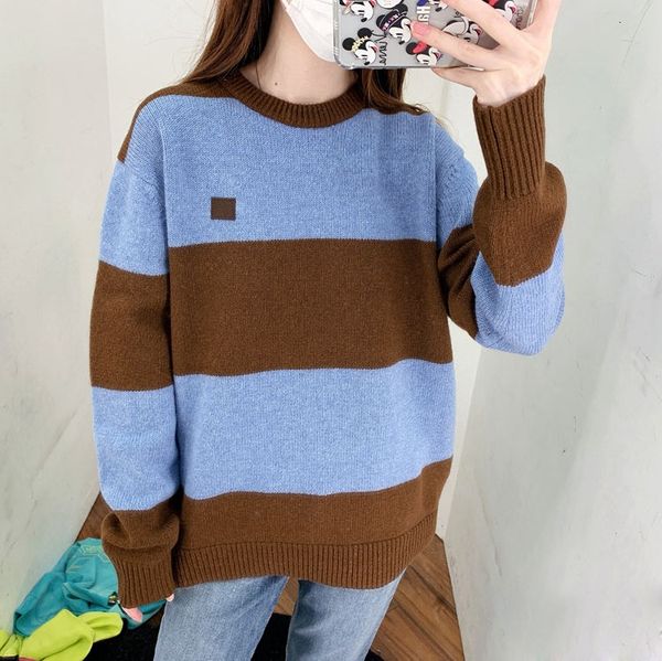 sweater 2021 autumn winter pure wool striped long-sleeved round neck pullover men and women the same knitted c77u, White;black
sweater 2021 autumn winter pure wool striped long-sleeved round neck pullover men and women the same knitted c77u, White;black