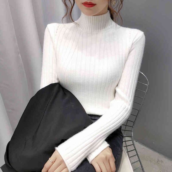 women's sweaters high-necked kawaii sweater, knitted or crocheted, women's blouses, long-sleeve sweater inside, thick clothes, sli, White;black
women's sweaters high-necked kawaii sweater, knitted or crocheted, women's blouses, long-sleeve sweater inside, thick clothes, sli, White;black