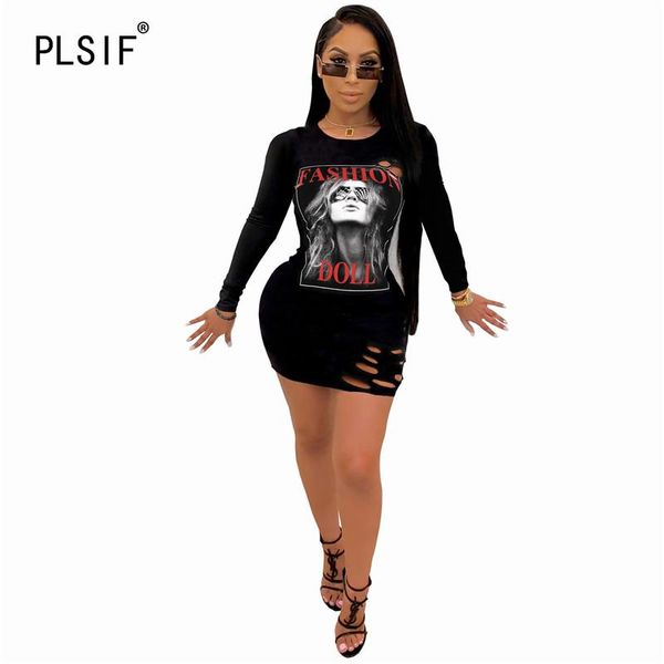 fashion o neck print mini dresses long sleeve sheath party club short slim vestidos casual, Black;gray
fashion o neck print mini dresses long sleeve sheath party club short slim vestidos casual, Black;gray