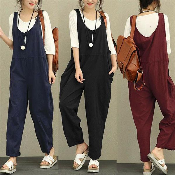 oversized strap linen cotton casual womens jumpsuits dungaree loose harem playsuit trousers overall long pant plus size, Black;white
oversized strap linen cotton casual womens jumpsuits dungaree loose harem playsuit trousers overall long pant plus size, Black;white