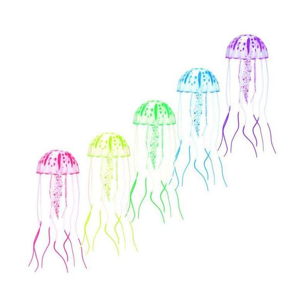 6pcs/set aquarium fish tank simulation jellyfish colorful fluorescent floating silicone non-toxic landscaping ornament decorations
6pcs/set aquarium fish tank simulation jellyfish colorful fluorescent floating silicone non-toxic landscaping ornament decorations