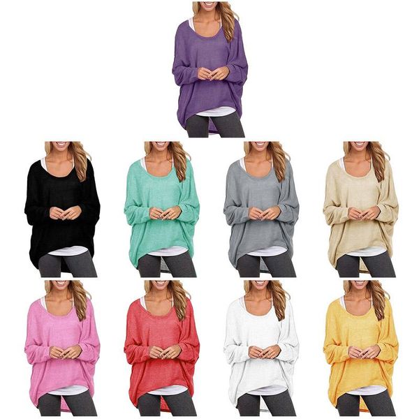 women's sweaters 2021 sweater fashion solid color round collar long sleeves casual all-match plus size multicolor loose simple, White;black
women's sweaters 2021 sweater fashion solid color round collar long sleeves casual all-match plus size multicolor loose simple, White;black