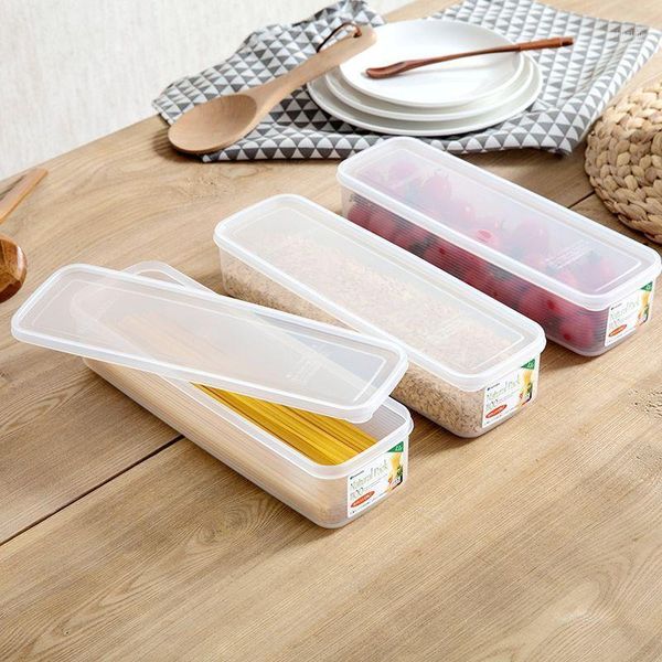 storage bottles & jars noodles box large capacity rectangular household refrigerator preservation tableware chopsticks sealed
storage bottles & jars noodles box large capacity rectangular household refrigerator preservation tableware chopsticks sealed