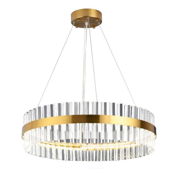 pendant lamps included led strip post-modern golden round indoor light with crystal in living room dining room(dz-15)
pendant lamps included led strip post-modern golden round indoor light with crystal in living room dining room(dz-15)