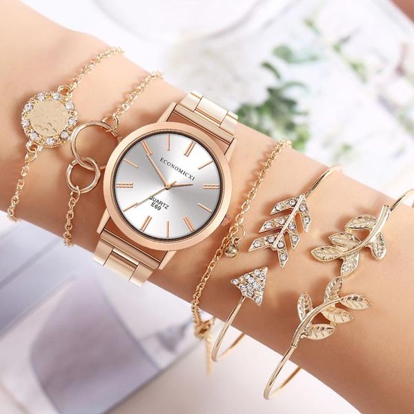 6pcs quartz watches for women luxury bracelet watch relogio feminino female wristwatch bracelets set montre femme wristwatches, Slivery;brown
6pcs quartz watches for women luxury bracelet watch relogio feminino female wristwatch bracelets set montre femme wristwatches, Slivery;brown