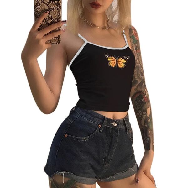 women's tanks & camis crop camisole vest 2021summer fashion low cut butterfly printed tee for females bottoming streetwear, White
women's tanks & camis crop camisole vest 2021summer fashion low cut butterfly printed tee for females bottoming streetwear, White