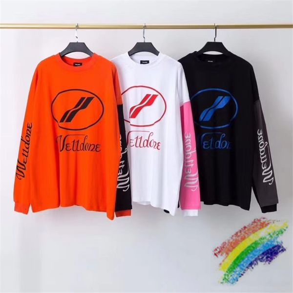 t shirts long sleeve we11done t shirt men women quality welldone t-shirt tees, White;black
t shirts long sleeve we11done t shirt men women quality welldone t-shirt tees, White;black