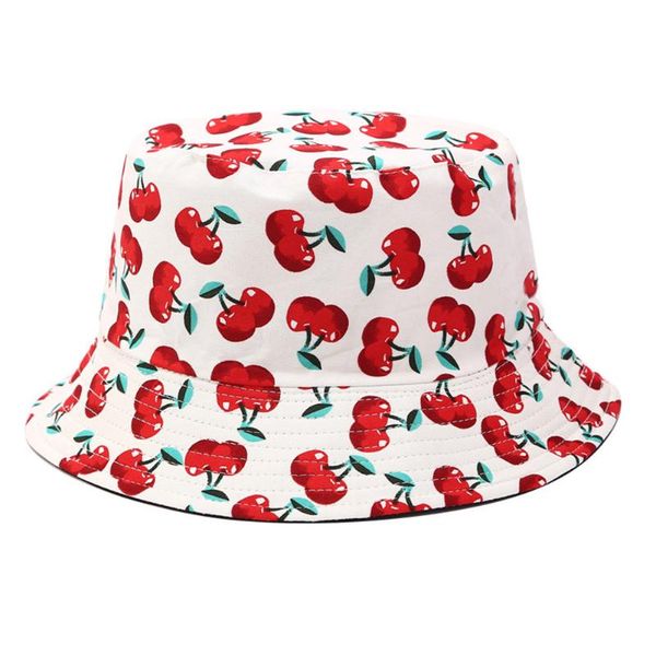 cloches men women holiday portable bucket hat reversible beach cotton blend soft cute packable protection cherry print two side summer, Blue;gray
cloches men women holiday portable bucket hat reversible beach cotton blend soft cute packable protection cherry print two side summer, Blue;gray