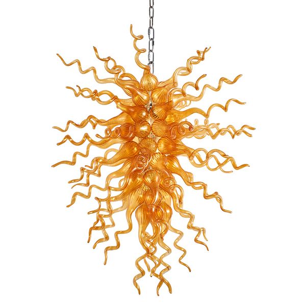 hand-blown glass crystal chandelier led art pendant lamps orange w80xh100cm indoor lighting modern living room decoration
hand-blown glass crystal chandelier led art pendant lamps orange w80xh100cm indoor lighting modern living room decoration