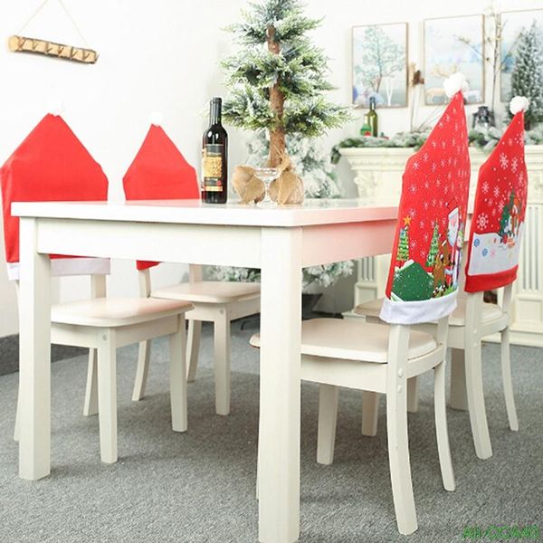 santa claus red hat chair back cover home party holiday christmas dinner table decoration covers
santa claus red hat chair back cover home party holiday christmas dinner table decoration covers