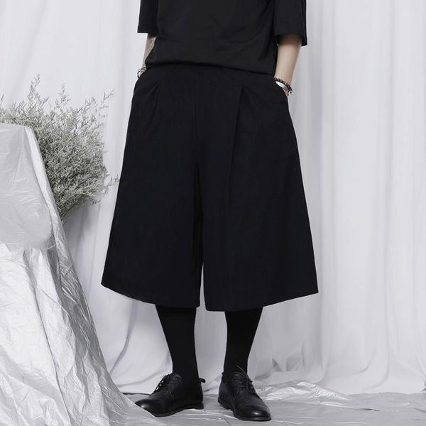 men's pants fashion casual shorts 2021 japanese trendy style loose horn wide leg cotton linen oversized, Black
men's pants fashion casual shorts 2021 japanese trendy style loose horn wide leg cotton linen oversized, Black