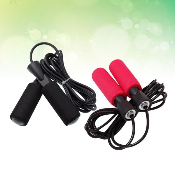 exercise jump rope fitness bearing skipping ropes gym workout equipment for men (black and rosy)
exercise jump rope fitness bearing skipping ropes gym workout equipment for men (black and rosy)