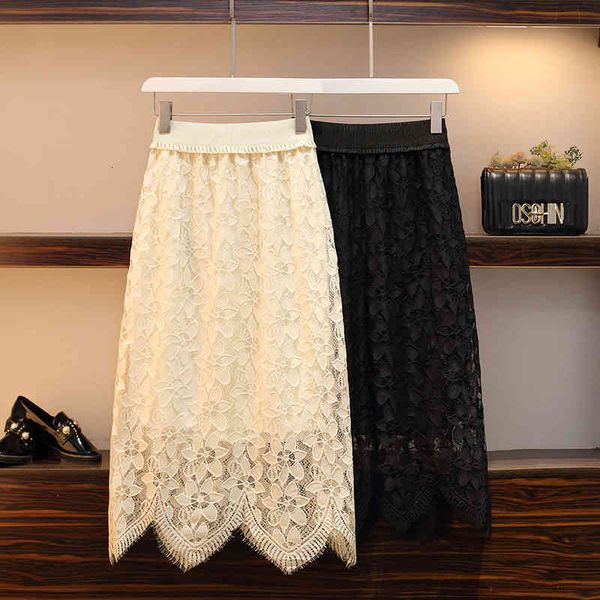 skirt summer hollow lace off the elastic waistband of mid-skirt women with lining korean style irregular women's skirts kqnf, Black
skirt summer hollow lace off the elastic waistband of mid-skirt women with lining korean style irregular women's skirts kqnf, Black