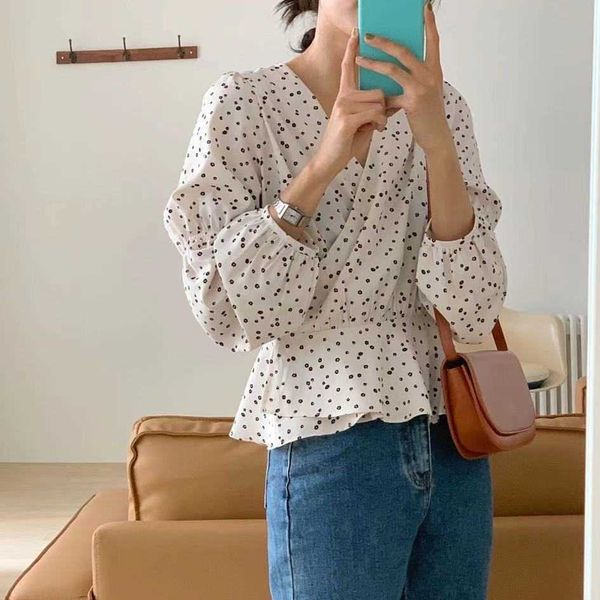 women's knits & tees floral print summer chiffon blouse shirts women v-neck korean long sleeve casual loose ruffles shirt sli, White
women's knits & tees floral print summer chiffon blouse shirts women v-neck korean long sleeve casual loose ruffles shirt sli, White