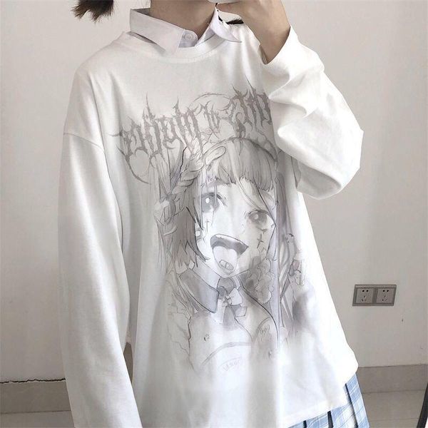 women's t-shirt japanese summer vintage anime cartoon t shirt women clothes gothic tshirt hip-hop letter print ulzzang harajuku t-shirt, White
women's t-shirt japanese summer vintage anime cartoon t shirt women clothes gothic tshirt hip-hop letter print ulzzang harajuku t-shirt, White