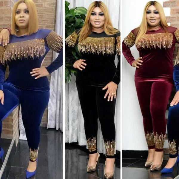 ethnic clothing velvet african dashiki clothes 2 piece set women long sleeve and pants 2021 africa diamond outfits fashion, Red
ethnic clothing velvet african dashiki clothes 2 piece set women long sleeve and pants 2021 africa diamond outfits fashion, Red