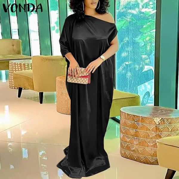 party dresses women elegant dress summer one shoulder maxi 2021 vonda bohemian beach vestidos holiday sundress oversized, White;black
party dresses women elegant dress summer one shoulder maxi 2021 vonda bohemian beach vestidos holiday sundress oversized, White;black