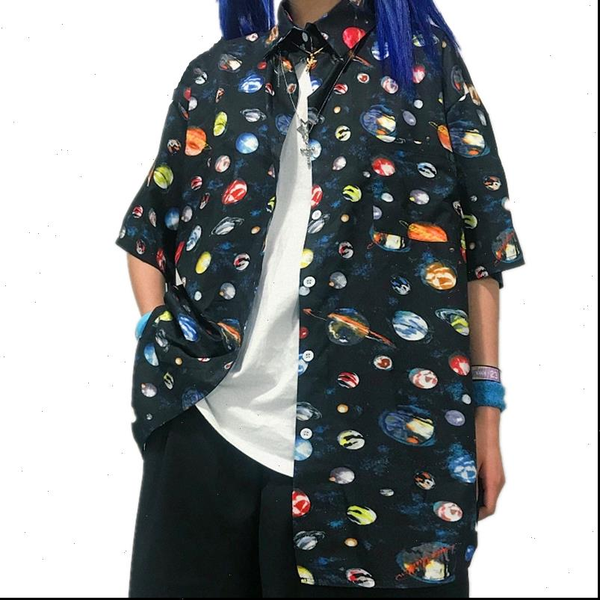 harajuku space galaxy planet womens shirt print short sleeves summer beach seaside blouses streetwear blusas, White
harajuku space galaxy planet womens shirt print short sleeves summer beach seaside blouses streetwear blusas, White