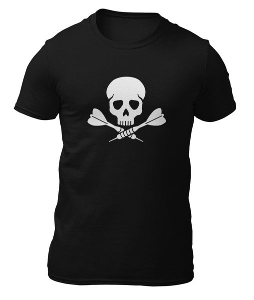 T-shirt-skull darts-target-t-shirt -, White;black
T-shirt-skull darts-target-t-shirt -, White;black