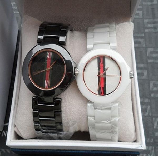 wristwatches lover's watch ceramic material japanese movement battery quartz, Slivery;brown
wristwatches lover's watch ceramic material japanese movement battery quartz, Slivery;brown