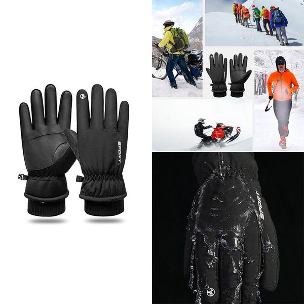 they anchi winter gloves thermal ski men women fleece warm snowboard snow waterproof press screen glove cycling, Black
they anchi winter gloves thermal ski men women fleece warm snowboard snow waterproof press screen glove cycling, Black