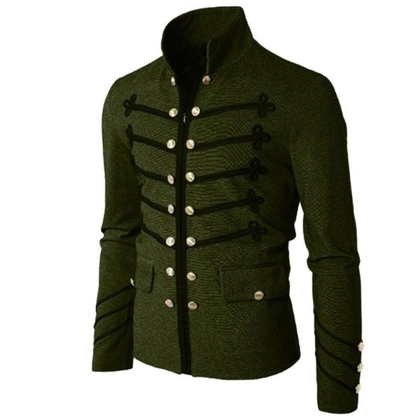 men's jackets coat jacket gothic embroider button uniform costume party outwear men autumn winter warm large size 5xl, Black;brown
men's jackets coat jacket gothic embroider button uniform costume party outwear men autumn winter warm large size 5xl, Black;brown
