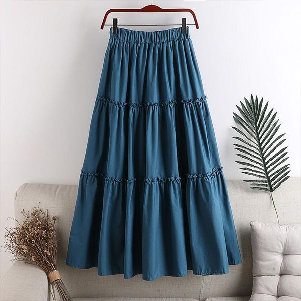 skirts 2021 summer women elegant chiffon vintage high waist elastic solid chic a-line long cake skirt for student ins z217, Black
skirts 2021 summer women elegant chiffon vintage high waist elastic solid chic a-line long cake skirt for student ins z217, Black