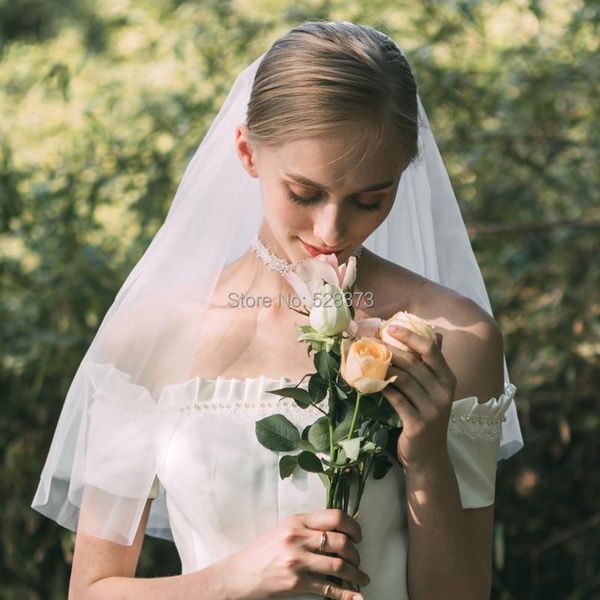 bridal veils ynqnfs v4 wedding hair decoration two layers multi color veil simple with comb real po, Black
bridal veils ynqnfs v4 wedding hair decoration two layers multi color veil simple with comb real po, Black