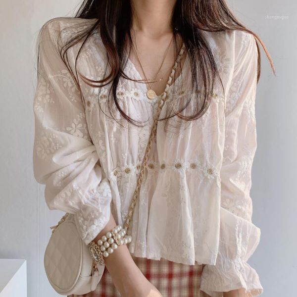 elegant korean flower irregular lace blouse shirt sweet short design v neck women clothes blusa feminina women's blouses & shirts, White
elegant korean flower irregular lace blouse shirt sweet short design v neck women clothes blusa feminina women's blouses & shirts, White