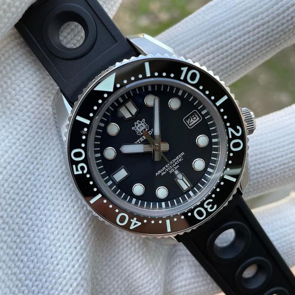 wristwatches sd1968 steeldive 30atm 300 meters water resistant diving watches luminous automatic diver 316l stainless steel case, Slivery;brown
wristwatches sd1968 steeldive 30atm 300 meters water resistant diving watches luminous automatic diver 316l stainless steel case, Slivery;brown