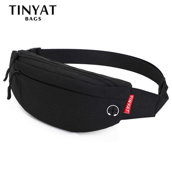 tinyat men waist bag pack purse casual large phone belt pouch women's canvas travel fanny banana hip 4 pockets 210708
tinyat men waist bag pack purse casual large phone belt pouch women's canvas travel fanny banana hip 4 pockets 210708