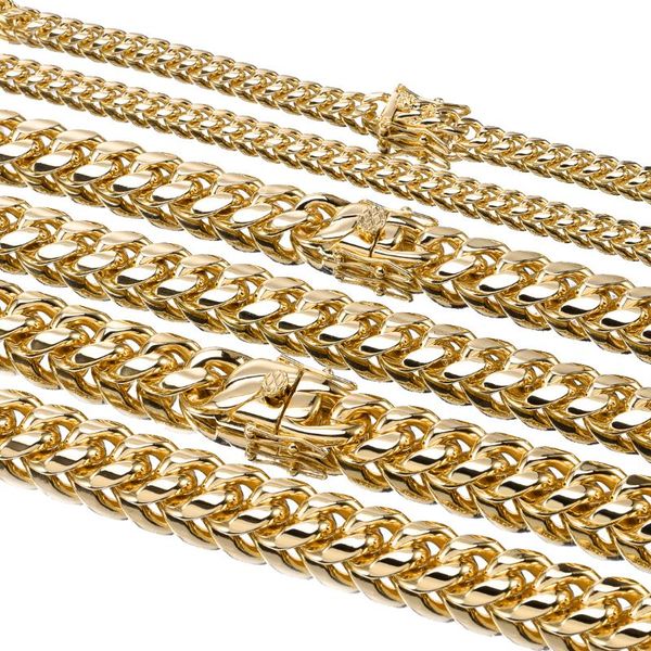chains 16-30" 316l stainless steel cuban miami necklaces big heavy gold round link chain for men hip hop rock jewelry, Silver
chains 16-30" 316l stainless steel cuban miami necklaces big heavy gold round link chain for men hip hop rock jewelry, Silver