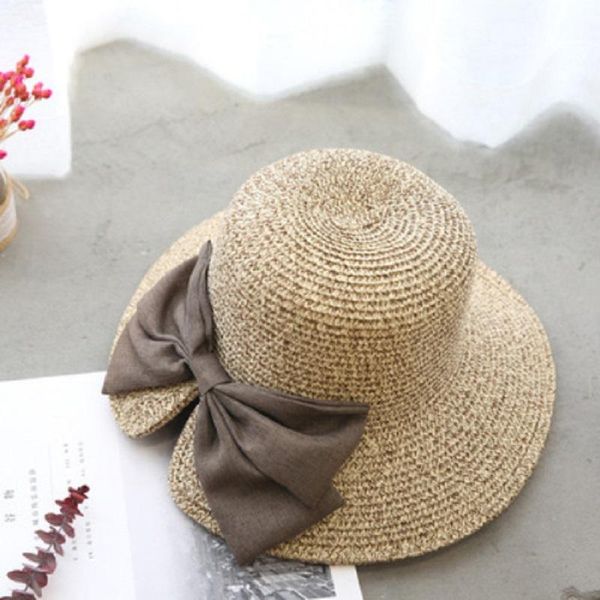 summer beach hat back split fashion ladies bow sun trend outdoor straw wide brim hats, Blue;gray
summer beach hat back split fashion ladies bow sun trend outdoor straw wide brim hats, Blue;gray