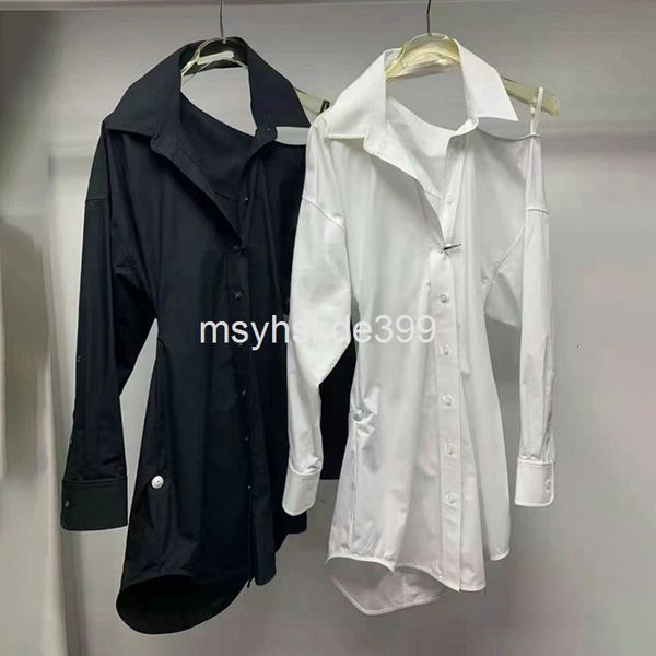 women's blouses & shirts aw king spring and summer irregular stitching long sleeve shirt solid color hollowed out trend slim fit women, White
women's blouses & shirts aw king spring and summer irregular stitching long sleeve shirt solid color hollowed out trend slim fit women, White