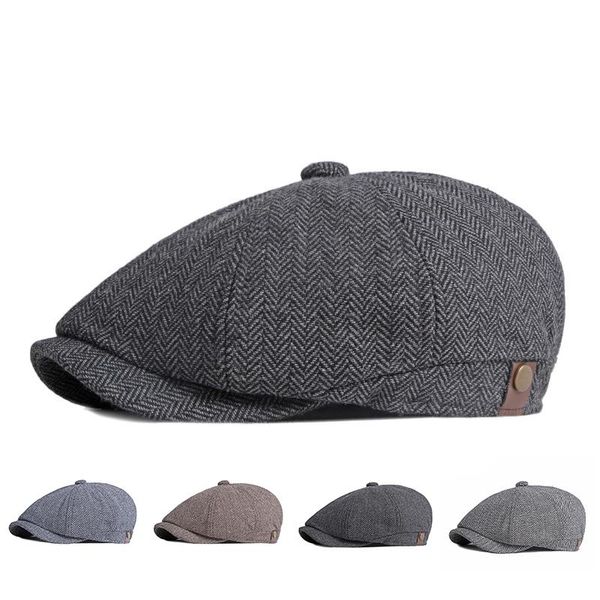 berets autumn winter british retro mens beret spring classic cap male octagonal men hat sboy hats, Blue;gray
berets autumn winter british retro mens beret spring classic cap male octagonal men hat sboy hats, Blue;gray