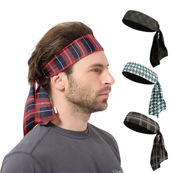 men fashion check compression head band outdoor workout running skateboard headbands tennis sports fitness sweatband headband, Yellow;black
men fashion check compression head band outdoor workout running skateboard headbands tennis sports fitness sweatband headband, Yellow;black