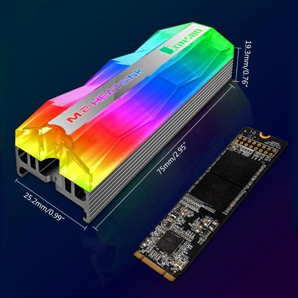 magic color colorful light heat sink sata nvme ngff 2280 m.2 ssd cooler kit m2ec fans & coolings
magic color colorful light heat sink sata nvme ngff 2280 m.2 ssd cooler kit m2ec fans & coolings