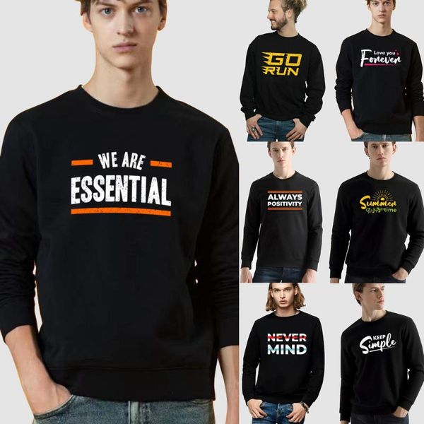 men's hoodies & sweatshirts pullover casual long-sleeved sweatshirt phrase print simple black commuter polyester o-neck youth all
men's hoodies & sweatshirts pullover casual long-sleeved sweatshirt phrase print simple black commuter polyester o-neck youth all