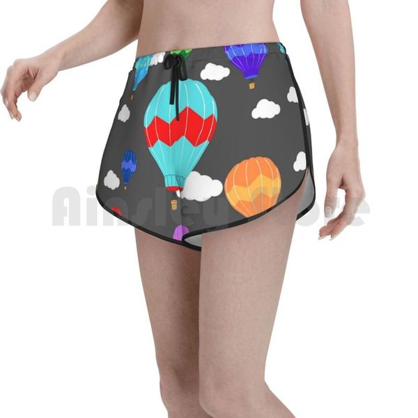women's shorts air balloon travel the world dark gray swim balloons, White;black
women's shorts air balloon travel the world dark gray swim balloons, White;black