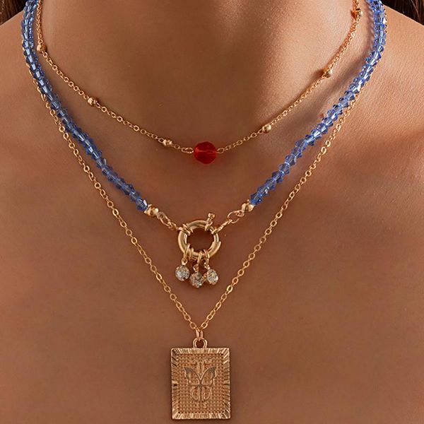 pendant necklaces sweet cool square butterfly color crystal necklace stacked rhinestone tassel for women gift, Silver
pendant necklaces sweet cool square butterfly color crystal necklace stacked rhinestone tassel for women gift, Silver