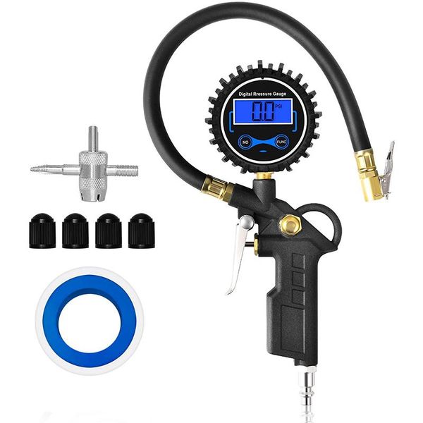 pneumatic tools digital tire pressure gun inflating gauge heavy duty with rubber hose and european type quick connector tyre inflator
pneumatic tools digital tire pressure gun inflating gauge heavy duty with rubber hose and european type quick connector tyre inflator