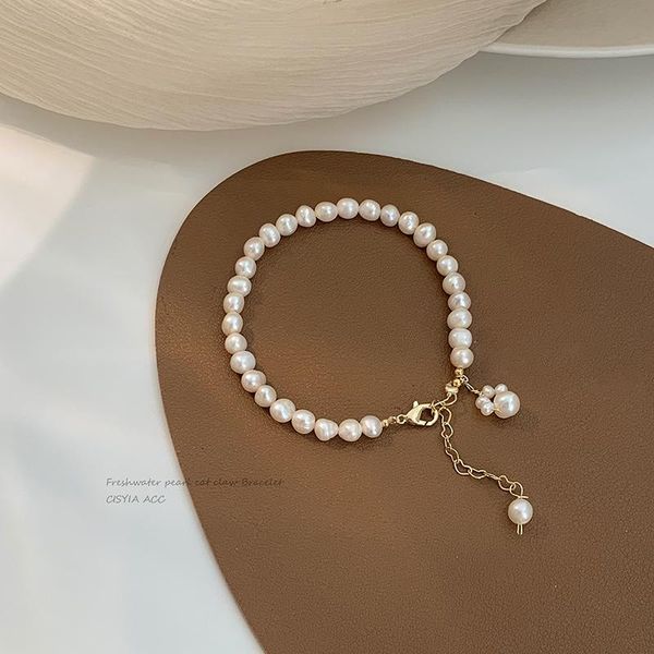 charm bracelets allme korean fashion irregular freshwater pearl bracelet for women cute white cat every day accessories, Golden;silver
charm bracelets allme korean fashion irregular freshwater pearl bracelet for women cute white cat every day accessories, Golden;silver