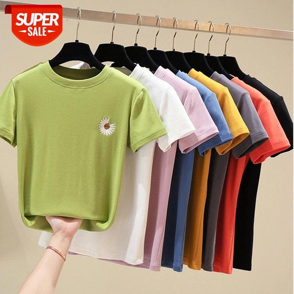 2021 fashion female summer embroidery flowers t-shirt white cotton women tshirts casual harajuku t shirt femme loose #tc9f
2021 fashion female summer embroidery flowers t-shirt white cotton women tshirts casual harajuku t shirt femme loose #tc9f