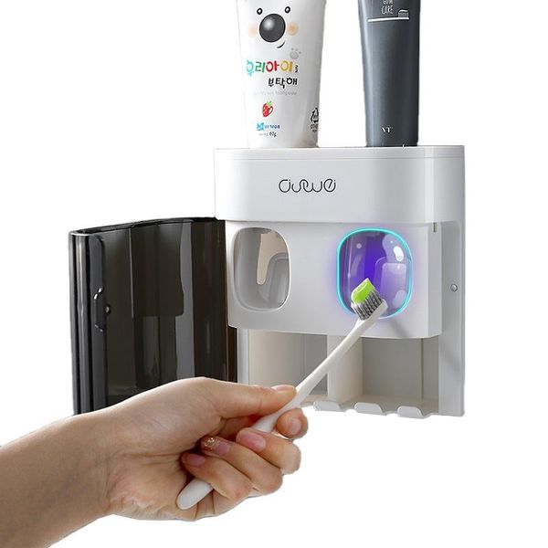 toothbrush holders automatic toothpaste artifact wall-mounted dual-position squeezer household non-perforated rack
toothbrush holders automatic toothpaste artifact wall-mounted dual-position squeezer household non-perforated rack
