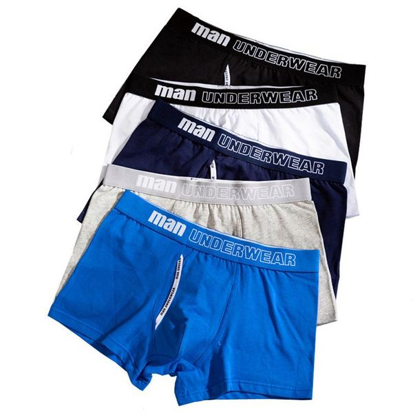 underpants 5ps/lot underwear boxer male cotton boxers men solid color pouch scrotum man brand family panties shorts, Black;white
underpants 5ps/lot underwear boxer male cotton boxers men solid color pouch scrotum man brand family panties shorts, Black;white