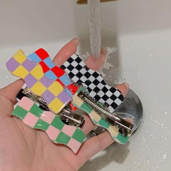 hair accessories clips for girls hairpin bangs color plaid wave checkerboard 2021 trend jewelry party hip hop, Slivery;white
hair accessories clips for girls hairpin bangs color plaid wave checkerboard 2021 trend jewelry party hip hop, Slivery;white