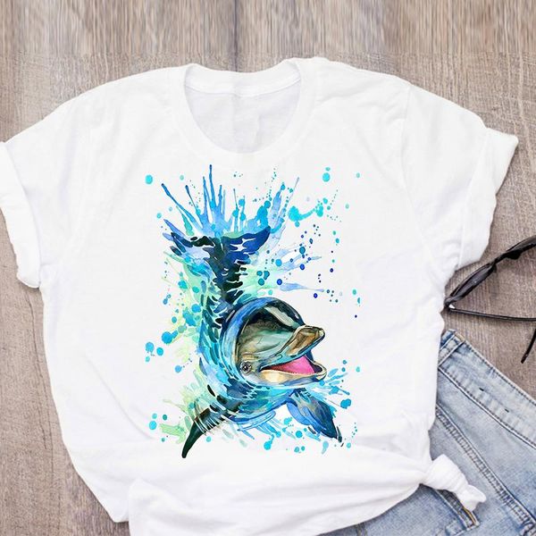 women's t-shirt dolphin graphic fishing casual cartoon fashion printed harajuku summer female tshirt white tee
women's t-shirt dolphin graphic fishing casual cartoon fashion printed harajuku summer female tshirt white tee