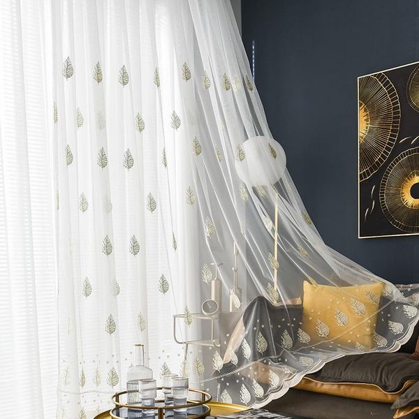 fashionable simple modern style curtain for living room embroidered window screen leaf nordic balcony bay & drapes
fashionable simple modern style curtain for living room embroidered window screen leaf nordic balcony bay & drapes