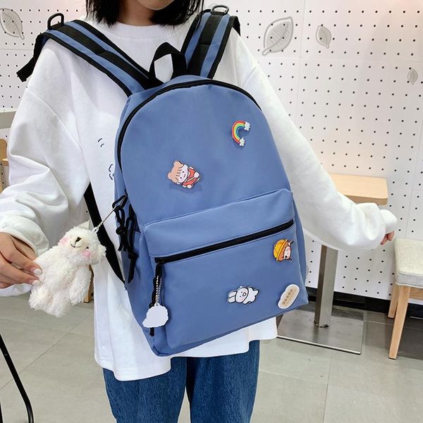 backpack cute girl simple backpacks for school 2021 kawaii bags teens female korean harajuku student ladies
backpack cute girl simple backpacks for school 2021 kawaii bags teens female korean harajuku student ladies